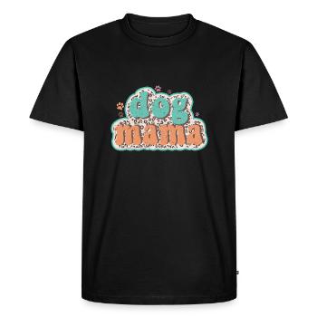 MAMA CHIENNE - T-shirt Premium bio Homme - noir - Devant - Nico (187cm)