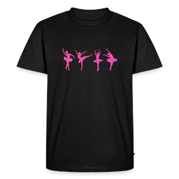 Ballet Ballet - Men's Premium Organic T-Shirt - black - Front - Nico (187cm)