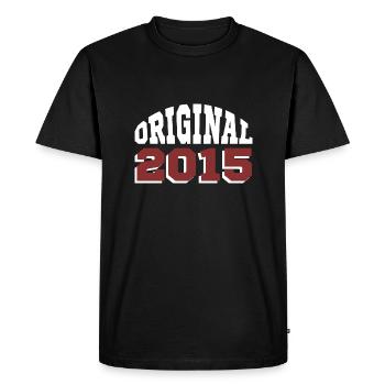 Original 2015 - Men's Premium Organic T-Shirt - black - Front - Nico (187cm)
