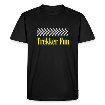 Trekker Fun Tractor Lawn Tractor Fun - Men's Premium Organic T-Shirt - black - Front - Nico (187cm)