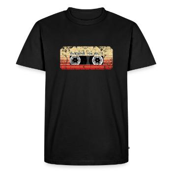 Mix Tape Awesome Vol.1 - T-shirt Premium bio Homme - noir - Devant - Nico (187cm)