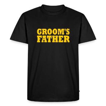 Grooms father - T-shirt Premium bio Homme - noir - Devant - Nico (187cm)