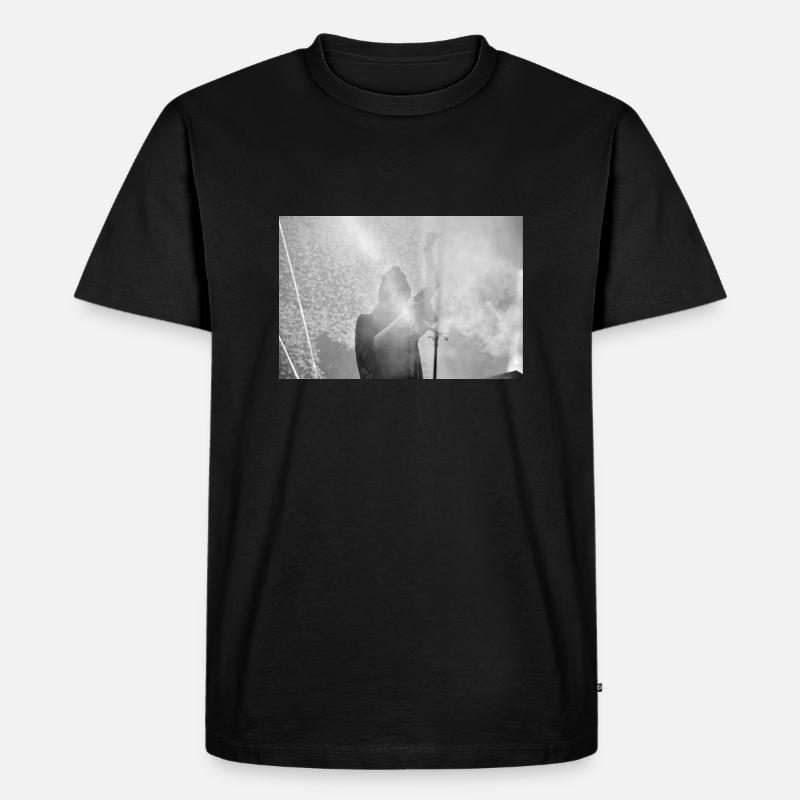 Sängerin - Männer Premium Bio T-Shirt - Schwarz