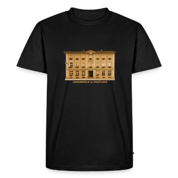Mairie de Lengenfeld Vogtland Saxe - T-shirt Premium bio Homme - noir - Devant - Nico (187cm)