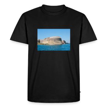 Forteresse Saint-Nicolas Šibenik-Knin Croatie - T-shirt Premium bio Homme - noir - Devant - Nico (187cm)