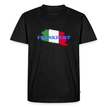 Frankfurt - Men's Premium Organic T-Shirt - black - Front - Nico (187cm)