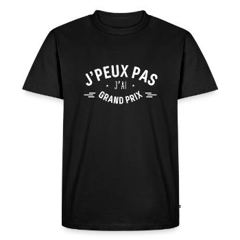 J'Peux Pas J'Ai Grand prix - T-shirt Premium bio Homme - noir - Devant - Nico (187cm)