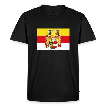 Drapeau des armoiries de la Carinthie Autriche - T-shirt Premium bio Homme - noir - Devant - Nico (187cm)