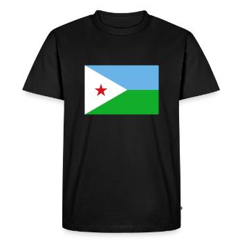 Djibouti - T-shirt Premium bio Homme - noir - Devant - Nico (187cm)