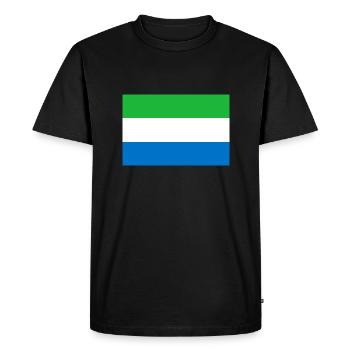 Sierra Leone - T-shirt Premium bio Homme - noir - Devant - Nico (187cm)