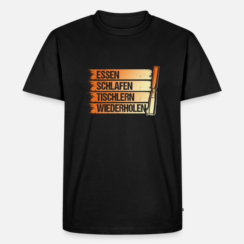 Charpentier, Charpentier, Charpentier - T-shirt Premium bio Homme - noir