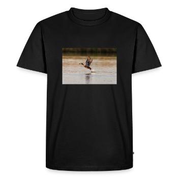 000 0552 NikDxO - Men's Premium Organic T-Shirt - black - Front - Nico (187cm)