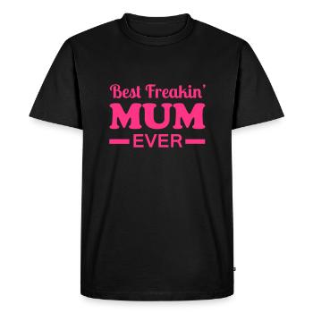 Mum - Men's Premium Organic T-Shirt - black - Front - Nico (187cm)