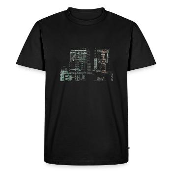 Building Art brésilien - T-shirt Premium bio Homme - noir - Devant - Nico (187cm)