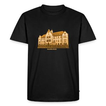 Tribunal d’instance de Sarrelouis en Sarre - T-shirt Premium bio Homme - noir - Devant - Nico (187cm)