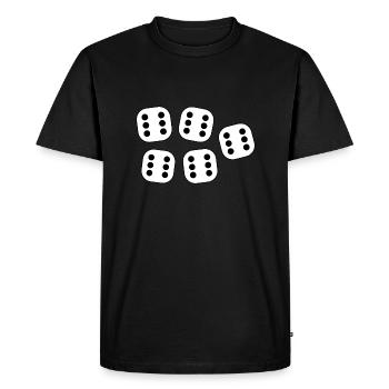30 ans d’anniversaire - T-shirt Premium bio Homme - noir - Devant - Nico (187cm)