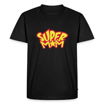 Super Mom - T-shirt Premium bio Homme - noir - Devant - Nico (187cm)