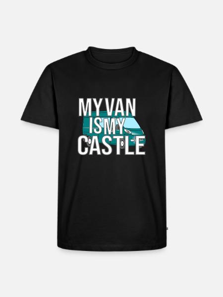 My Van Is My Castle - Men's Premium Organic T-Shirt - black