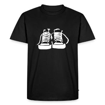 Sneakers For Dark - Men's Premium Organic T-Shirt - black - Front - Nico (187cm)