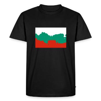 Bulgarie - T-shirt Premium bio Homme - noir - Devant - Nico (187cm)