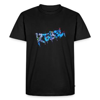 Rebel Rebels Drôle Musique Rétro Hip Hop Rocknroll - T-shirt Premium bio Homme - noir - Devant - Nico (187cm)