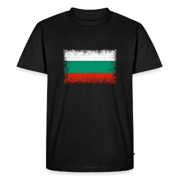 Bulgarie - T-shirt Premium bio Homme - noir - Devant - Nico (187cm)