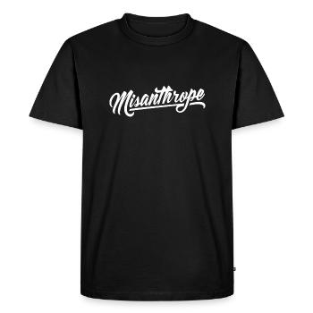 Misanthrope - T-shirt Premium bio Homme - noir - Devant - Nico (187cm)