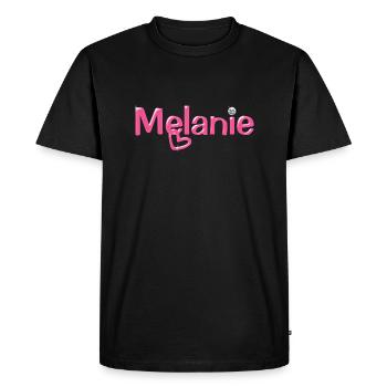 Melanie Name Balloon Police - T-shirt Premium bio Homme - noir - Devant - Nico (187cm)