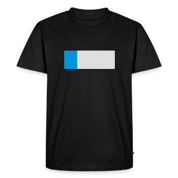 _blank_kurz - T-shirt Premium bio Homme - noir - Devant - Nico (187cm)