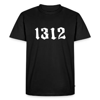 ACAB 1312 Cops - Men's Premium Organic T-Shirt - black - Front - Nico (187cm)