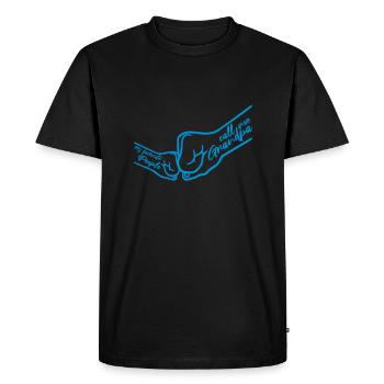 People Call Me Grandpa - Men's Premium Organic T-Shirt - black - Front - Nico (187cm)