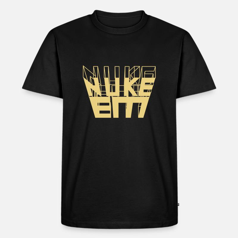 Nuke Em texte 3D - T-shirt Premium bio Homme - noir