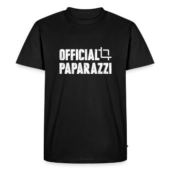 Official Paparazzi Photographer Photography Camera - T-shirt Premium bio Homme - noir - Devant - Nico (187cm)