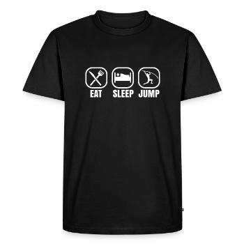 Pole Vault Pole Vault Gymnastics Gift - Men's Premium Organic T-Shirt - black - Front - Nico (187cm)