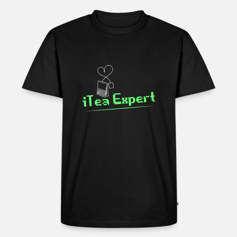 iTea Expert Software Coding - Männer Premium Bio T-Shirt - Schwarz