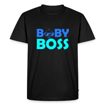 baby - Men's Premium Organic T-Shirt - black - Front - Nico (187cm)