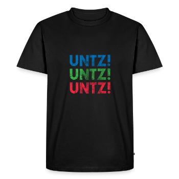 EDM Électronique Dance Techno Rave - T-shirt Premium bio Homme - noir - Devant - Nico (187cm)