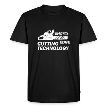 Artisan bricoleur Artisan Artisan Outil Construction - T-shirt Premium bio Homme - noir - Devant - Nico (187cm)