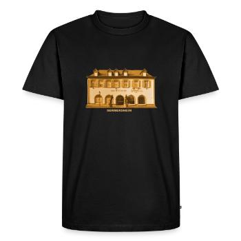 Mairie de Germersheim Rhin Rhénanie-Palatinat - T-shirt Premium bio Homme - noir - Devant - Nico (187cm)