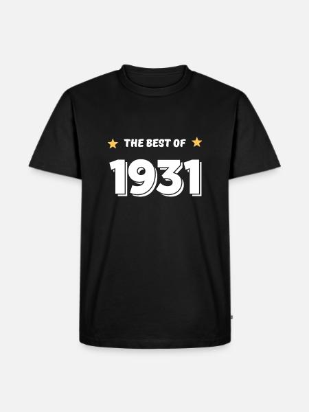 Best of 1931 - Men's Premium Organic T-Shirt - black