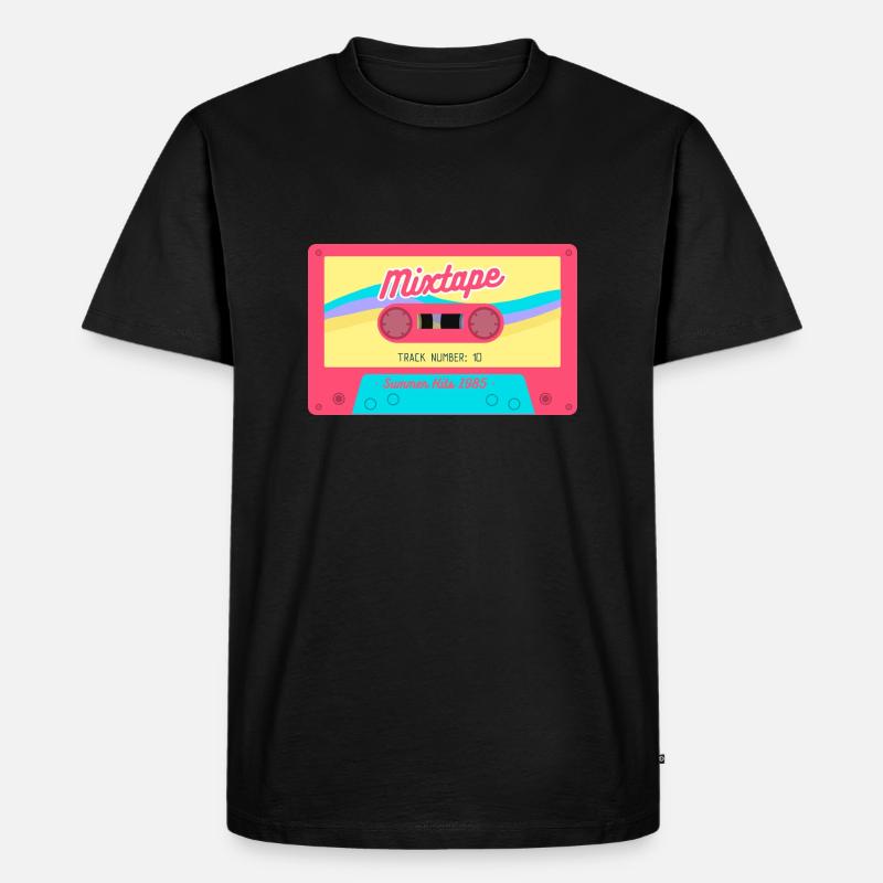 Bande rétro – Édition 1985 - T-shirt Premium bio Homme - noir