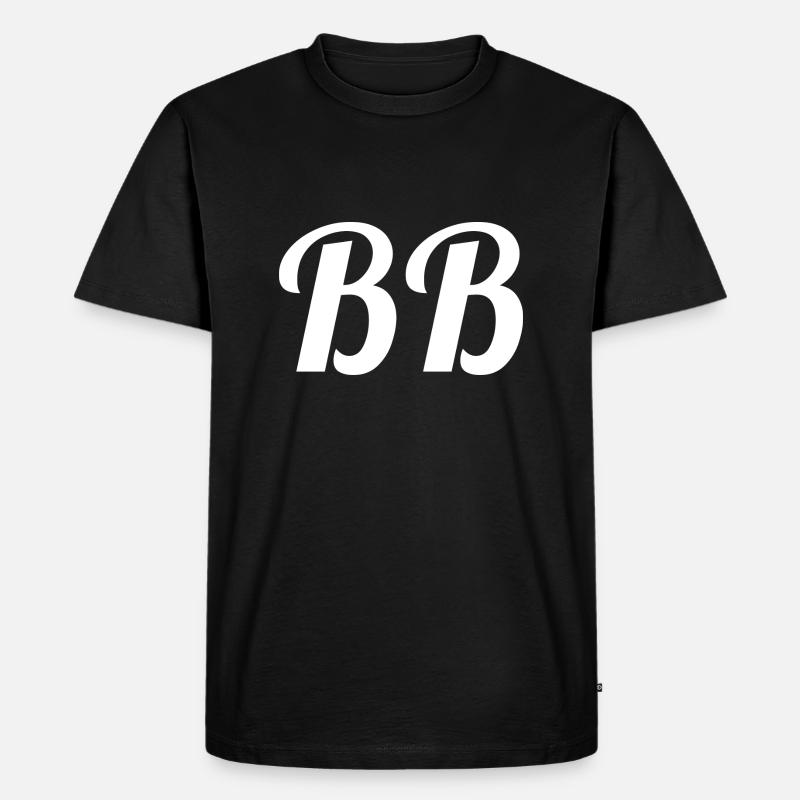BB - Männer Premium Bio T-Shirt - Schwarz