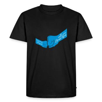 People Call Me Grandpa - Men's Premium Organic T-Shirt - black - Front - Nico (187cm)