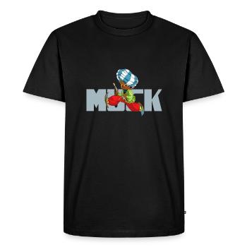 Muck - Men's Premium Organic T-Shirt - black - Front - Nico (187cm)