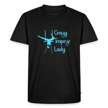 Crazy Trapeze Lady Circus Performer Costume Cadeaux - T-shirt Premium bio Homme - noir - Devant - Nico (187cm)