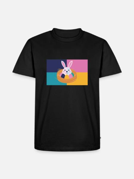 Easter Bunny No.05 - Men's Premium Organic T-Shirt - black