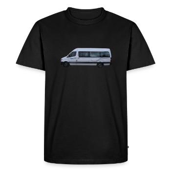 Camping-car AUS et NZ - T-shirt Premium bio Homme - noir - Devant - Nico (187cm)