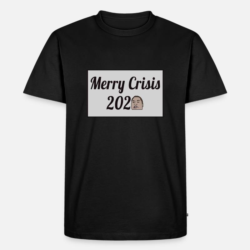 Merry Crisis 2020 - Männer Premium Bio T-Shirt - Schwarz