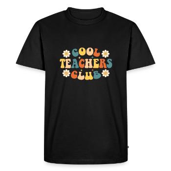 Club des enseignants sympas - T-shirt Premium bio Homme - noir - Devant - Nico (187cm)