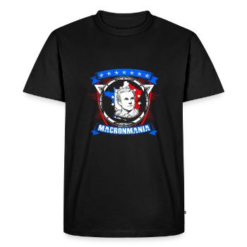 France's Emmanuel Macron gift idea - Men's Premium Organic T-Shirt - black - Front - Nico (187cm)